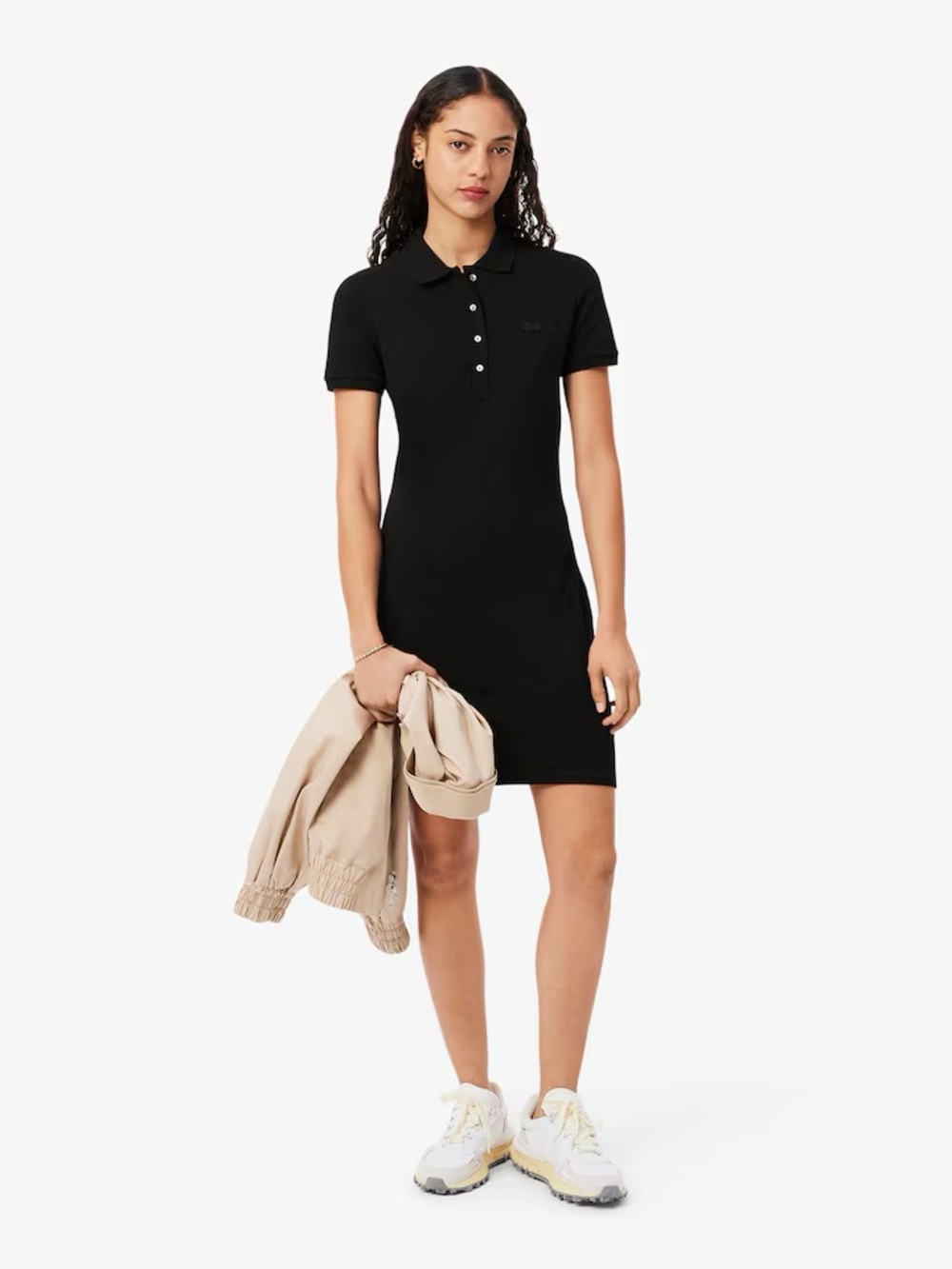 Lacoste Black Polo Dress